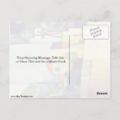 Carte Postale Maison Lumineuse D'Août Macke (Dos)