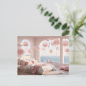 Carte Postale Maison paisible avec lanternes méduses (Debout devant)