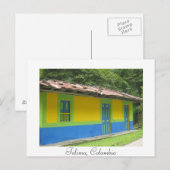 Carte postale maison peinte (Devant / Derrière)