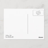 Carte Postale Maison personnalisée (Dos)