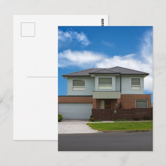 Carte Postale Maison résidentielle (Devant / Derrière)