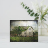 Carte Postale Maison rurale abandonnée du Missouri (Debout devant)