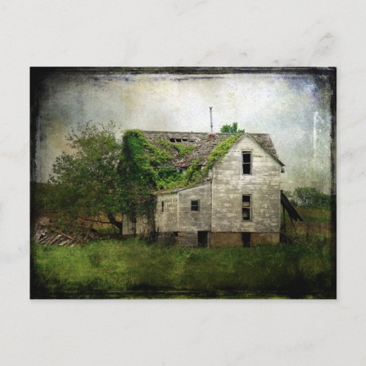 Carte Postale Maison rurale abandonnée du Missouri (Devant)