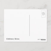 Carte Postale Maison Schiller (Dos)