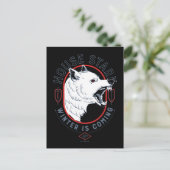 Carte Postale Maison Stark - L'hiver approche (Debout devant)