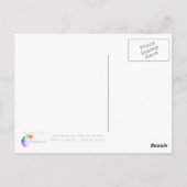 Carte Postale Maison suisse avec drapeau (Dos)