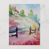 Carte Postale Maison Sur La Colline (Devant)