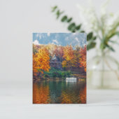 Carte Postale Maison sur le lac (Debout devant)