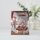 Carte Postale Maison traditionnelle de Ghadamès Libye (Debout devant)