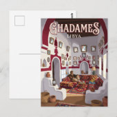 Carte Postale Maison traditionnelle de Ghadamès Libye (Devant / Derrière)