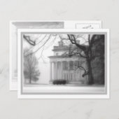 Carte Postale Maison Vanderbilt En Hiver (Devant / Derrière)