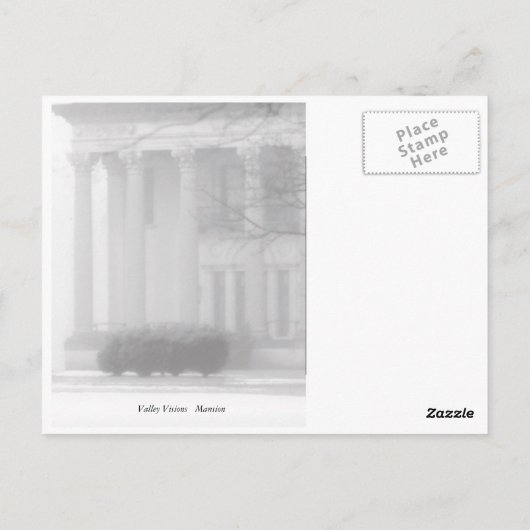 Carte Postale Maison Vanderbilt En Hiver (Dos)