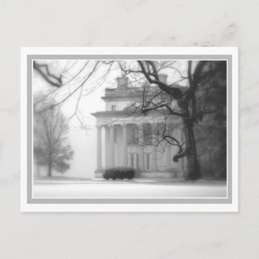 Carte Postale Maison Vanderbilt En Hiver (Devant)