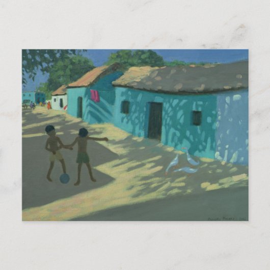 Carte Postale Maison verte Inde (Devant)