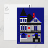 Carte Postale Maison victorienne (Devant / Derrière)