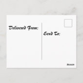 Carte Postale maison victorienne dans l'arbre (Dos)