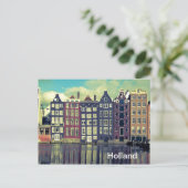 Carte Postale Maison vintage Hollande (Debout devant)