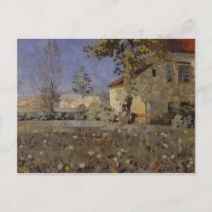 Carte Postale Maison vintage Mourier-Petersen dans le jardin