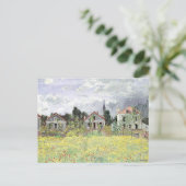 Carte Postale Maisons à Argenteuil Claude Monet (Debout devant)