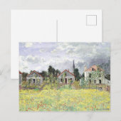 Carte Postale Maisons à Argenteuil Claude Monet (Devant / Derrière)