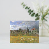 Carte Postale Maisons à Argenteuil par Claude Monet (Debout devant)