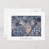 Carte Postale Maisons à colombages en Freudenberg, Allemagne (Devant / Derrière)