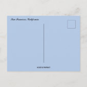 Carte Postale Maisons à San Francisco Californie (Dos)