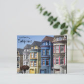 Carte Postale Maisons à San Francisco Californie (Debout devant)