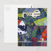 Carte Postale Maisons à Unterach sur l'Attersee (Devant / Derrière)