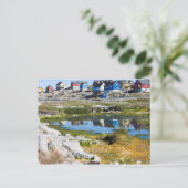 Carte Postale Maisons au Groenland (Debout devant)