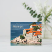 Carte Postale Maisons au Monténégro (Debout devant)