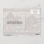 Carte Postale Maisons Avec Lavages Par Egon Schiele (Dos)