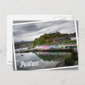 Carte Postale Maisons colorées dans Portree, Skye (Devant / Derrière)