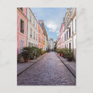 Carte Postale Maisons colorées rue Cremieux - Paris