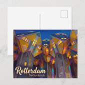 Carte Postale Maisons Cubes Pays-Bas (Devant / Derrière)