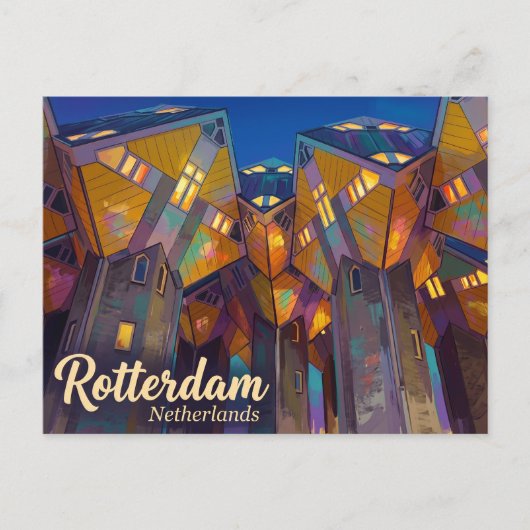 Carte Postale Maisons Cubes Pays-Bas (Devant)