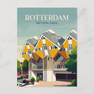 Carte Postale Maisons Cubes Pays-Bas