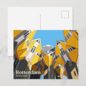 Carte Postale Maisons Cubes Pays-Bas (Devant / Derrière)