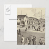 Carte Postale Maisons de bain Ross, Ocean Grove, NJ (Devant / Derrière)