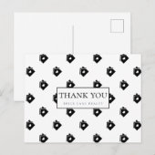 Carte Postale Maisons de biens immobiliers Merci (Devant / Derrière)