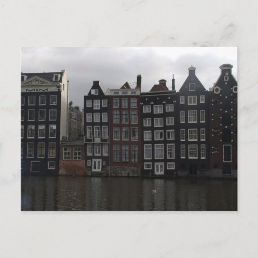 Carte Postale Maisons de canal à Amsterdam (Devant)