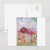 Carte Postale Maisons de champignons (Devant / Derrière)