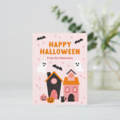 Carte Postale Maisons de Halloween éffrayantes (Debout devant)