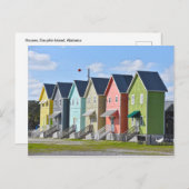 Carte Postale Maisons de l'île de Dauphin, Alabama (Devant / Derrière)