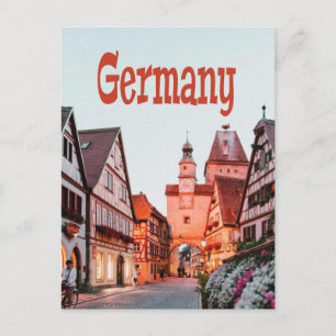 Carte Postale Maisons de rangées Allemagne