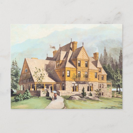 Carte Postale Maisons de style victorien (Devant)
