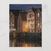 Carte Postale Maisons de Trondheim (Devant)