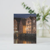 Carte Postale Maisons de Trondheim (Debout devant)