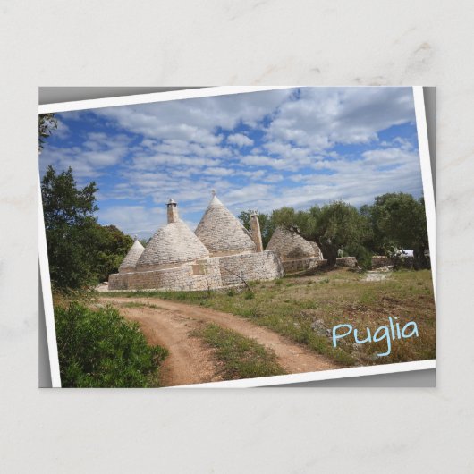 Carte Postale Maisons de Trulli dans les Pouilles/Pouilles (Devant)