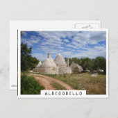 Carte Postale Maisons de Trulli dans les Pouilles/Pouilles (Devant / Derrière)
